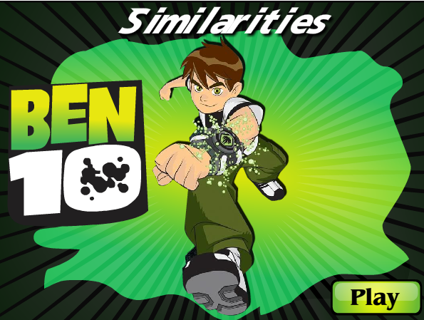 Игра Бен 10 игры - Найди отличия Игра Бен 10 игры - Найди отличия