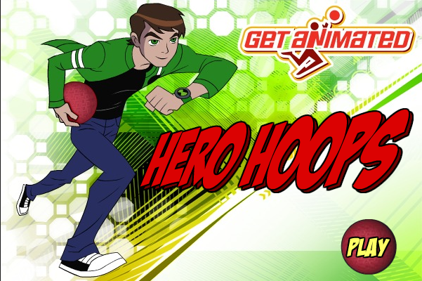 Игра Бен 10 - бросок в кольцо Игра Бен 10 - бросок в кольцо