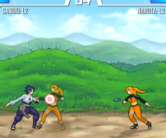 Игра Двойной удар Аниме драки Игра Двойной удар Аниме драки