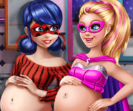 Беременные Леди Баг и Супер Барби