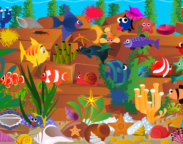 Игра Аквариумные рыбки Игра Аквариумные рыбки