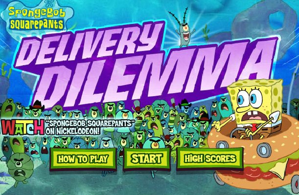 Игра Спанч Боб гонки Игра Спанч Боб гонки