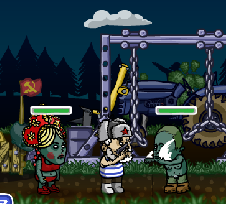 Игра Защити родину от зомби Игра Защити родину от зомби