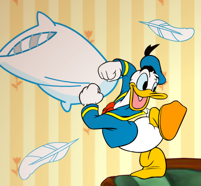 Игра Микки Маус: Бой подушками Игра Микки Маус: Бой подушками