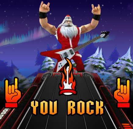 Игра Guitar Hero Santa 4 Игра Guitar Hero Santa 4